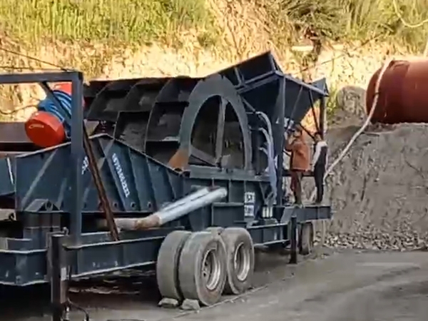 移動洗沙機械